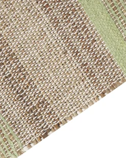 Tappeto TALPUR Verde chiaro 80 x 300 cm Iuta