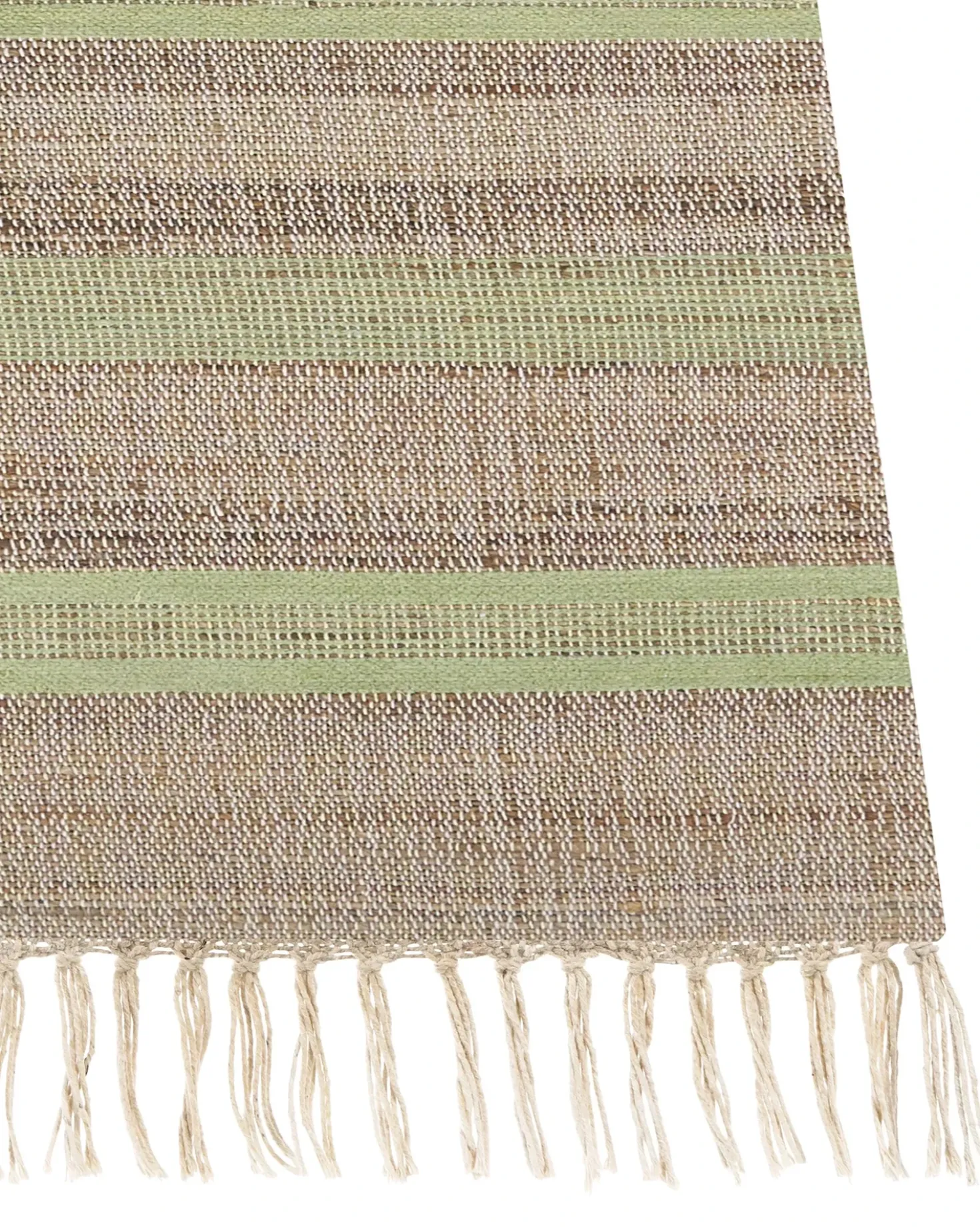 Tappeto TALPUR Verde chiaro 160 x 230 cm Iuta