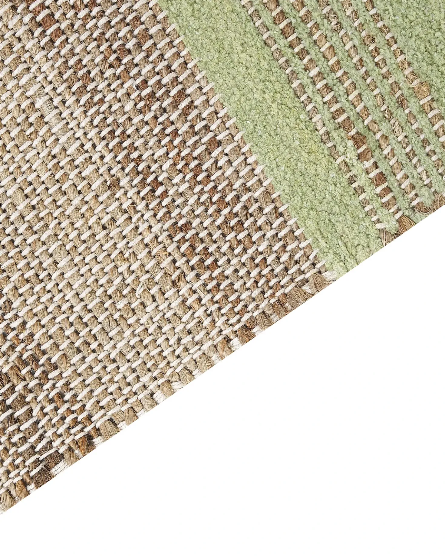 Tappeto TALPUR Verde chiaro 160 x 230 cm Iuta