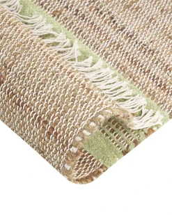 Tappeto TALPUR Verde chiaro 160 x 230 cm Iuta
