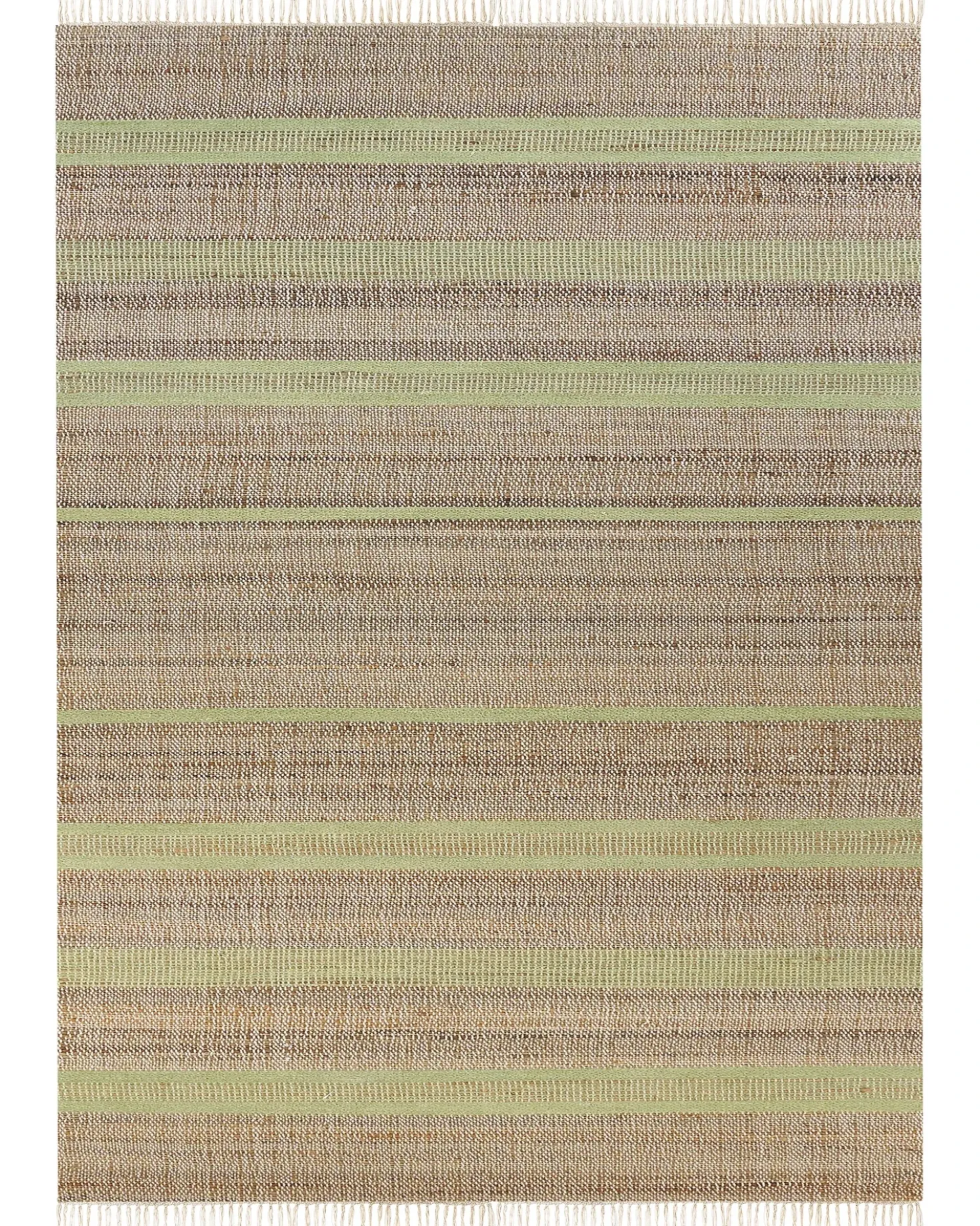 Tappeto TALPUR Verde chiaro 160 x 230 cm Iuta