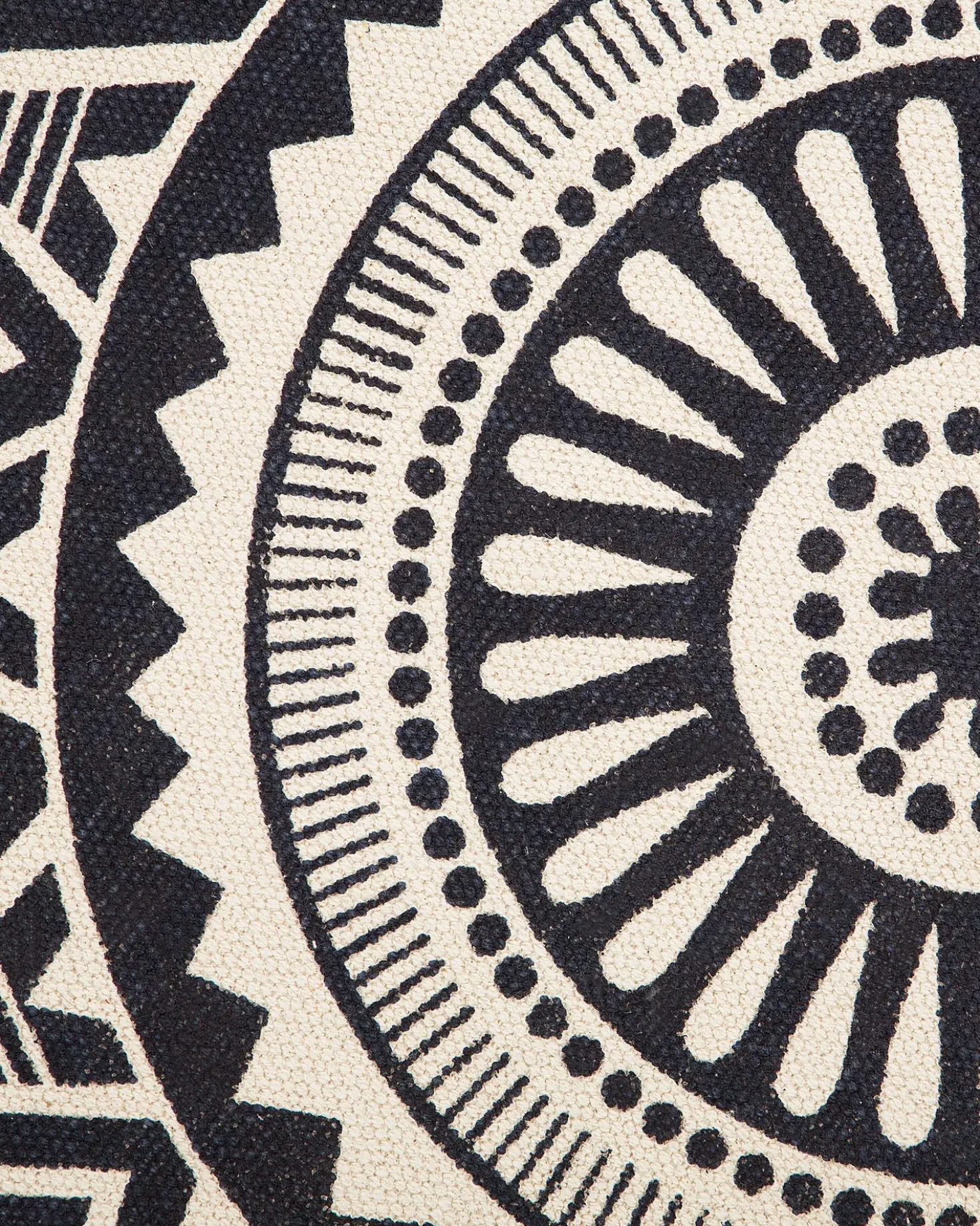 Tappeto TATVAN Blu ø 120 cm Cotone