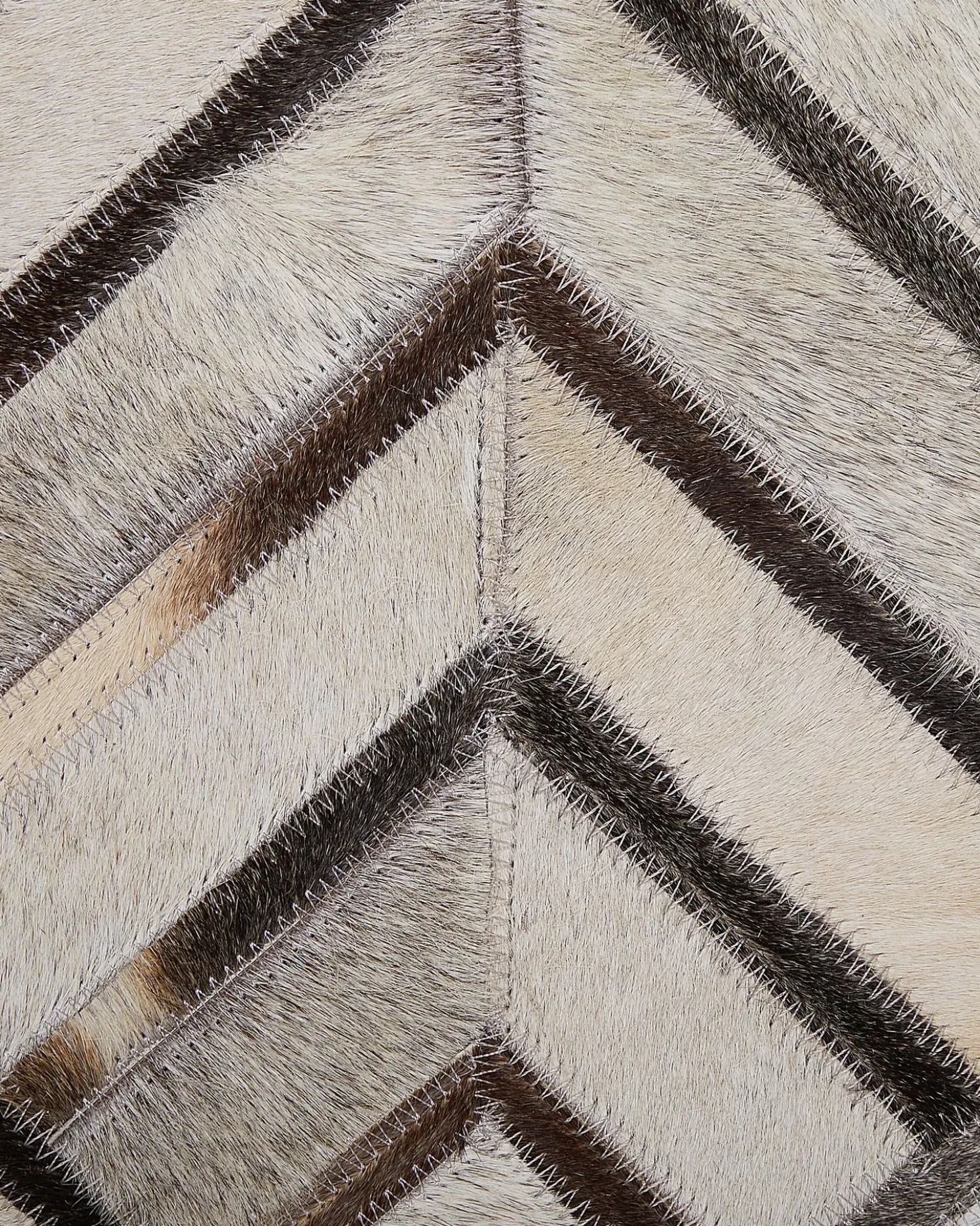 Tappeto TEKIR Beige 140 x 200 cm Pelle naturale