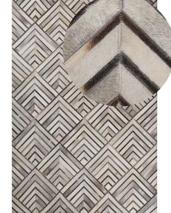 Tappeto TEKIR Beige 140 x 200 cm Pelle naturale