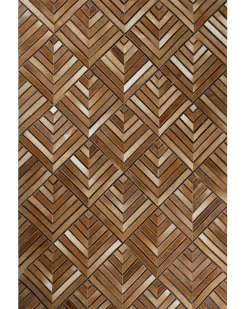Tappeto TEKIR Marrone 160 x 230 cm Pelle naturale