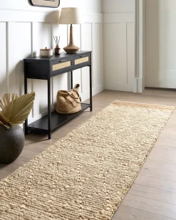 Tappeto TELLIKAYA Beige 80 x 300 cm Iuta