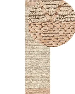 Tappeto TELLIKAYA Beige 80 x 300 cm Iuta