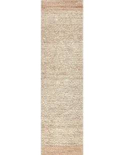Tappeto TELLIKAYA Beige 80 x 300 cm Iuta