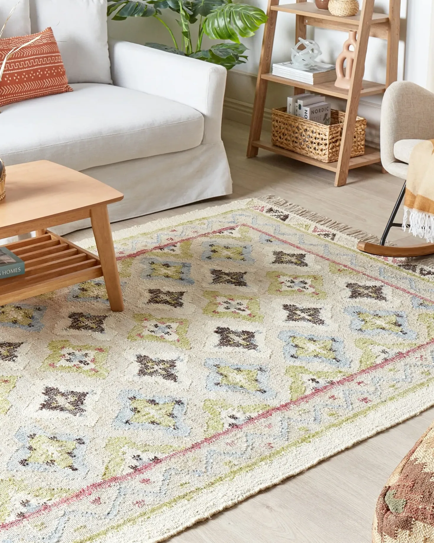Tappeto TERKOS Multicolore 160 x 230 cm Iuta