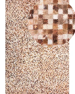 Tappeto TORUL Marrone 140 x 200 cm Pelle naturale
