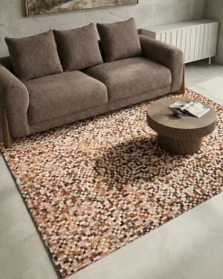 Tappeto TORUL Marrone 140 x 200 cm Pelle naturale