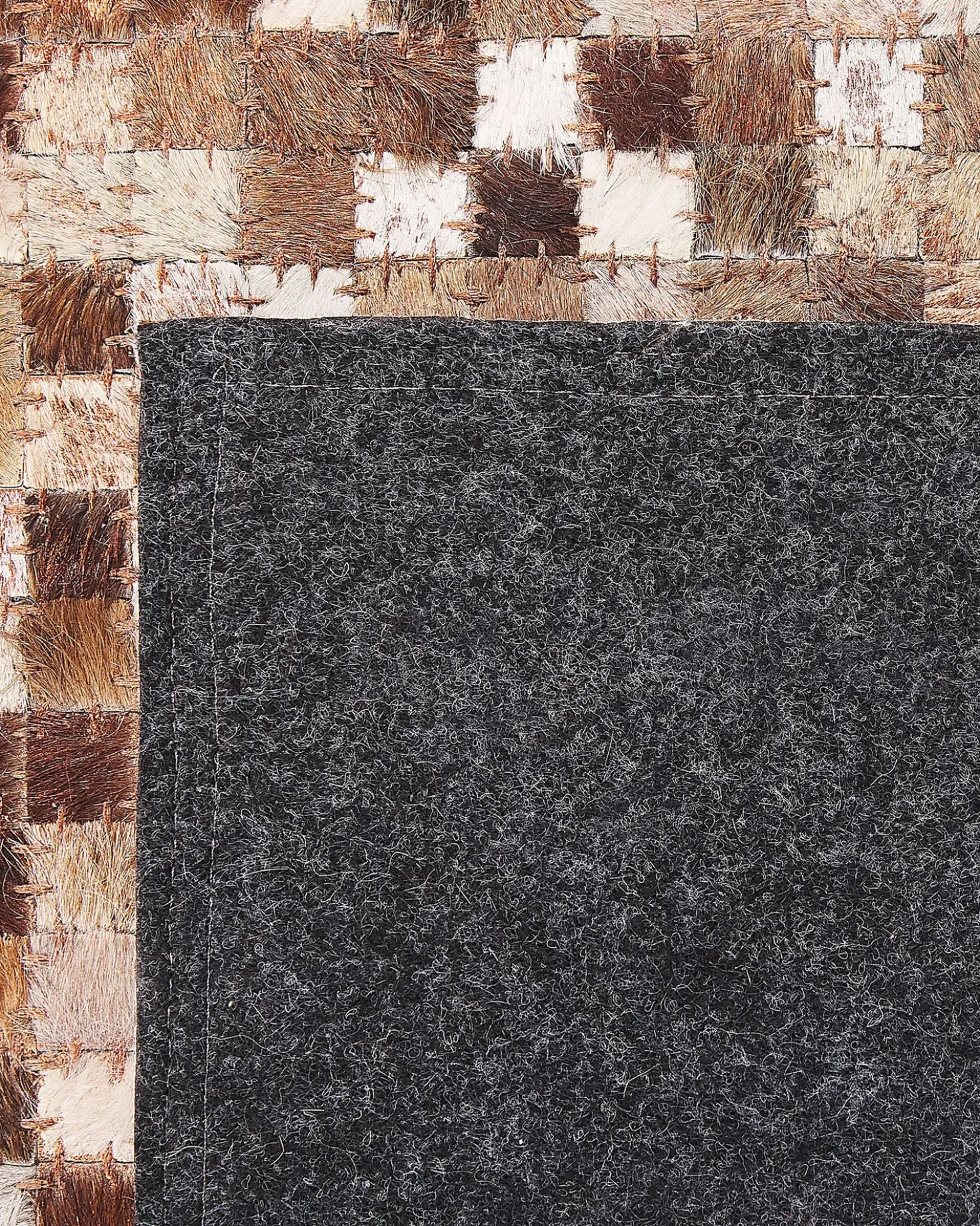 Tappeto TORUL Marrone 140 x 200 cm Pelle naturale