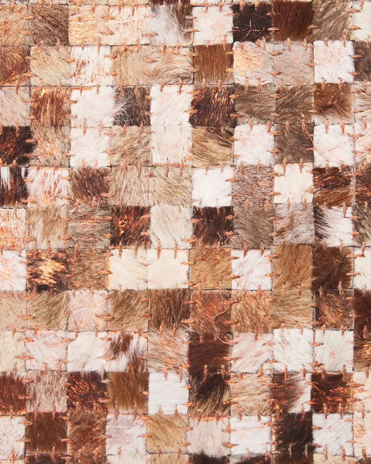 Tappeto TORUL Marrone 140 x 200 cm Pelle naturale