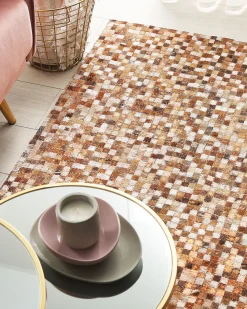 Tappeto TORUL Marrone 160 x 230 cm Pelle naturale