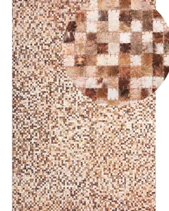 Tappeto TORUL Marrone 160 x 230 cm Pelle naturale