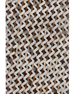 Tappeto TUGLU Marrone 160 x 230 cm Pelle naturale