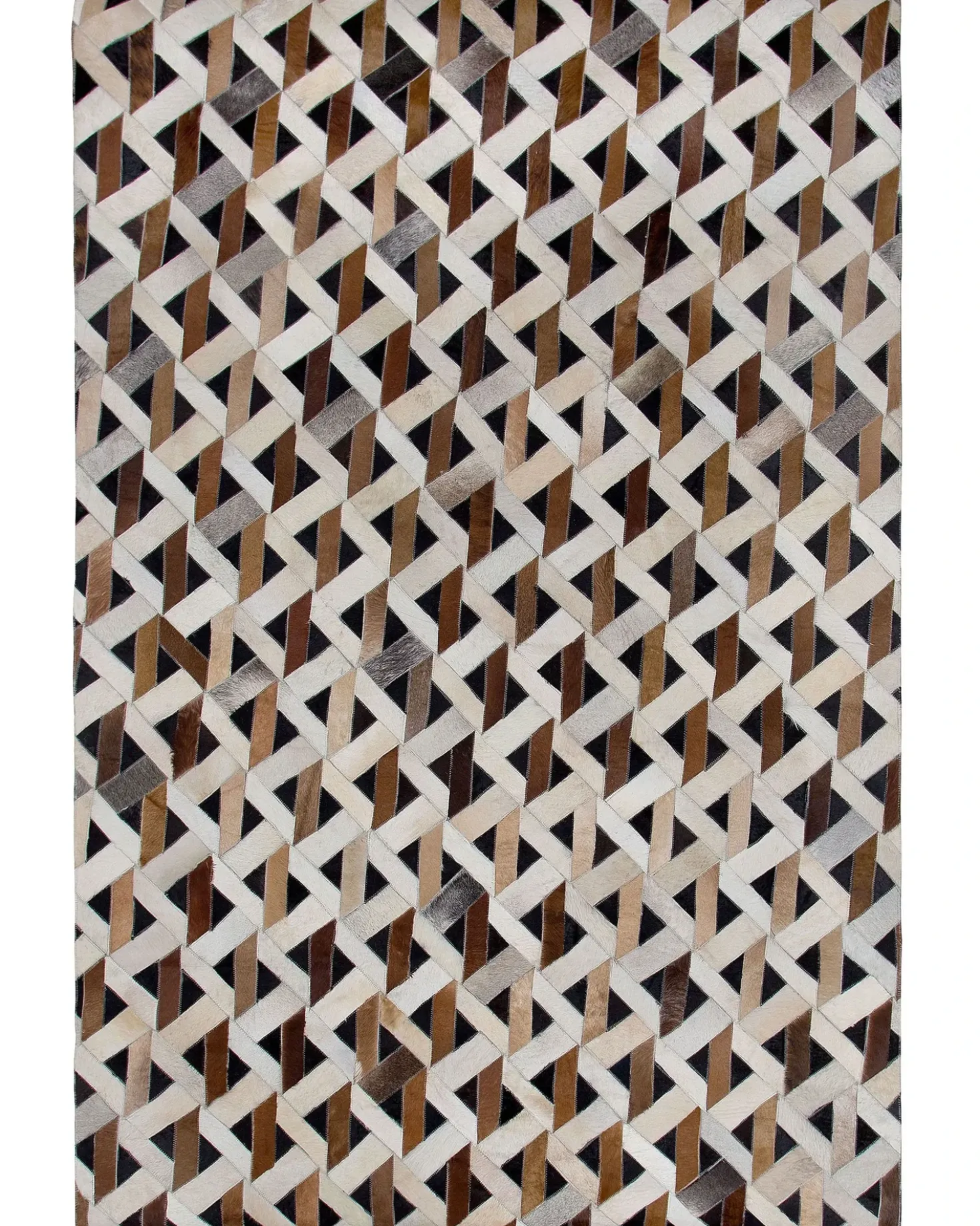 Tappeto TUGLU Marrone 160 x 230 cm Pelle naturale