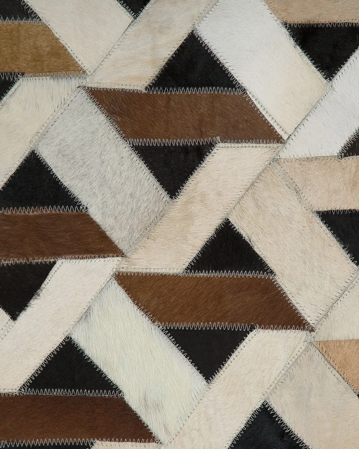 Tappeto TUGLU Marrone 160 x 230 cm Pelle naturale
