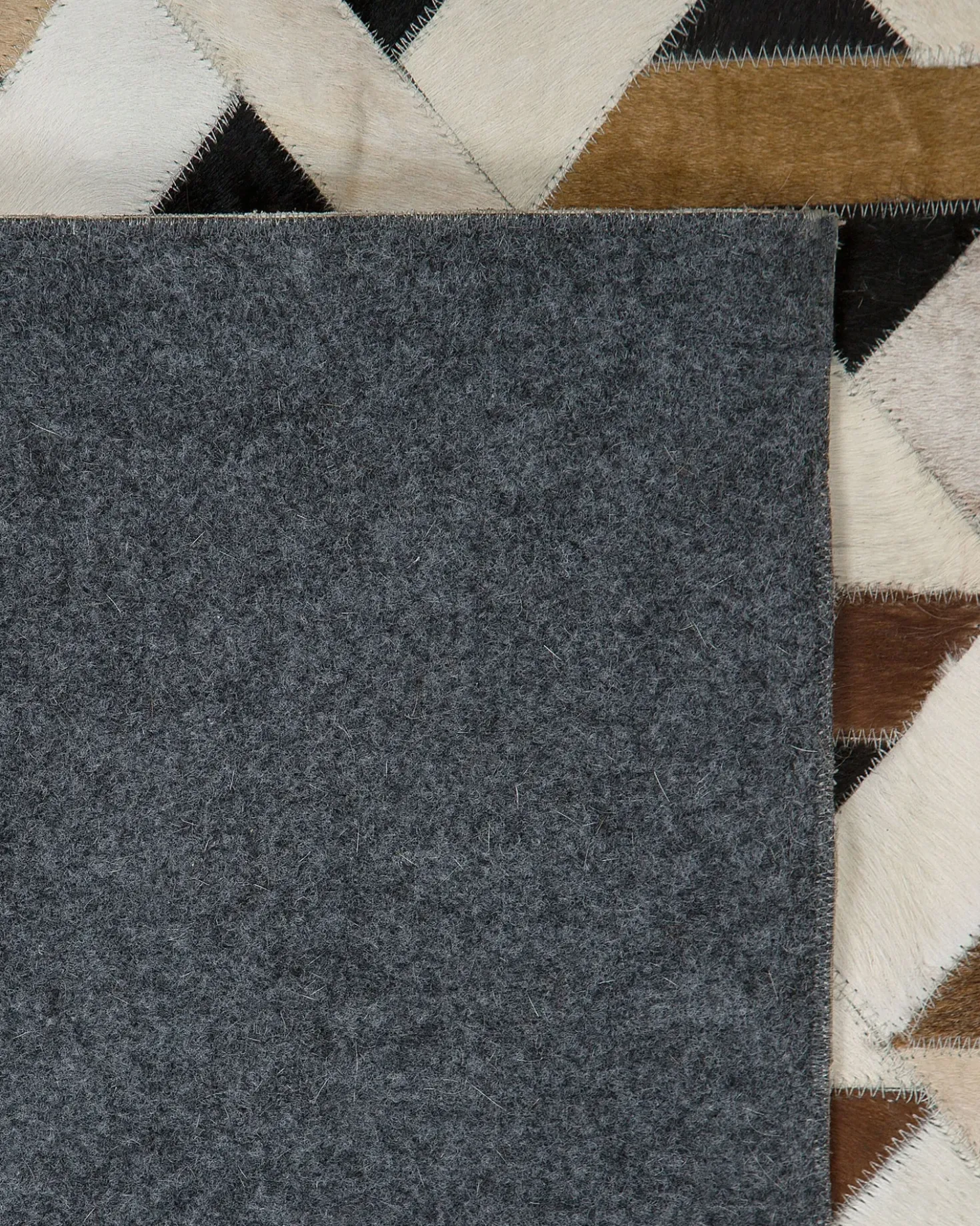Tappeto TUGLU Marrone 160 x 230 cm Pelle naturale