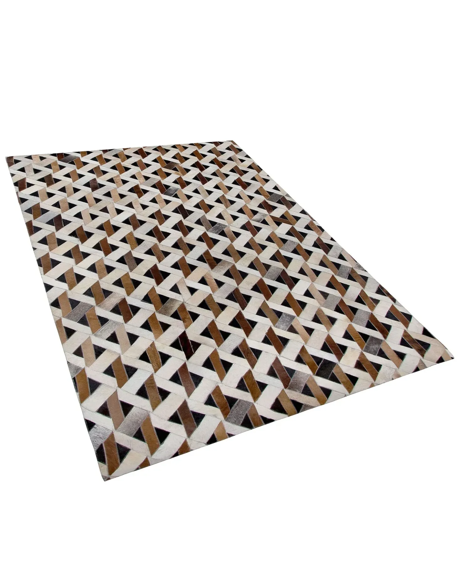 Tappeto TUGLU Marrone 160 x 230 cm Pelle naturale
