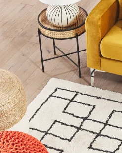 Tappeto TURHAL Beige 160 x 230 cm Cotone