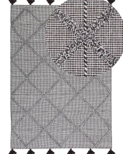 Tappeto TUZLA Marrone 140 x 200 cm Cotone