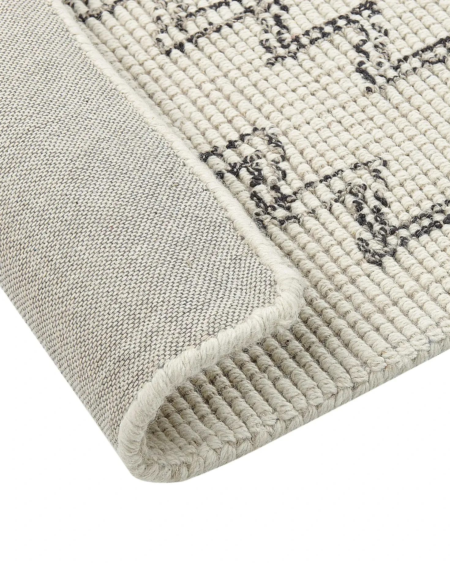 Tappeto URLA Beige 140 x 200 cm Lana