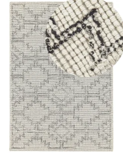 Tappeto URLA Beige 140 x 200 cm Lana