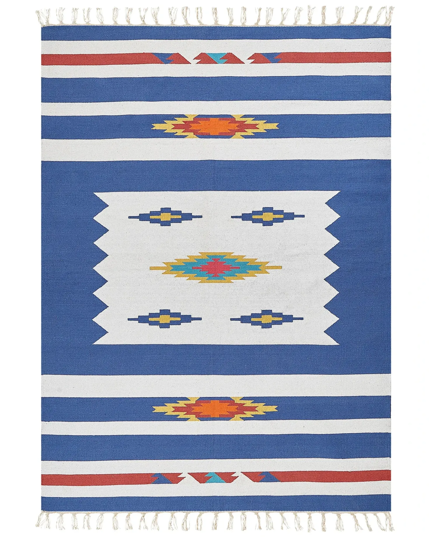 Tappeto VARSER Multicolore 140 x 200 cm Cotone Kilim