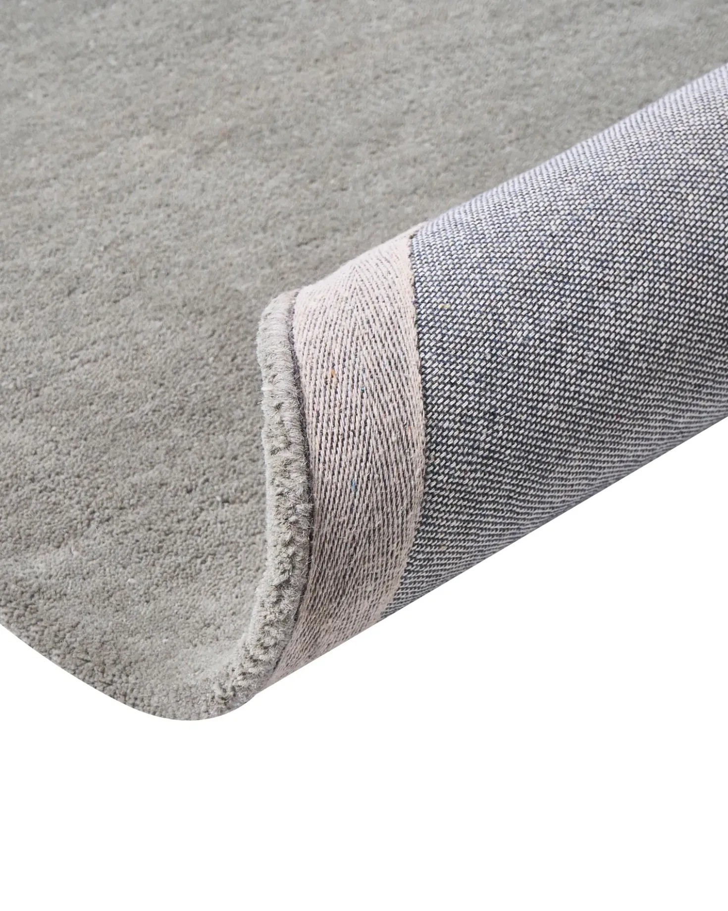 Tappeto VASCO Grigio scuro ø 140 cm Lana