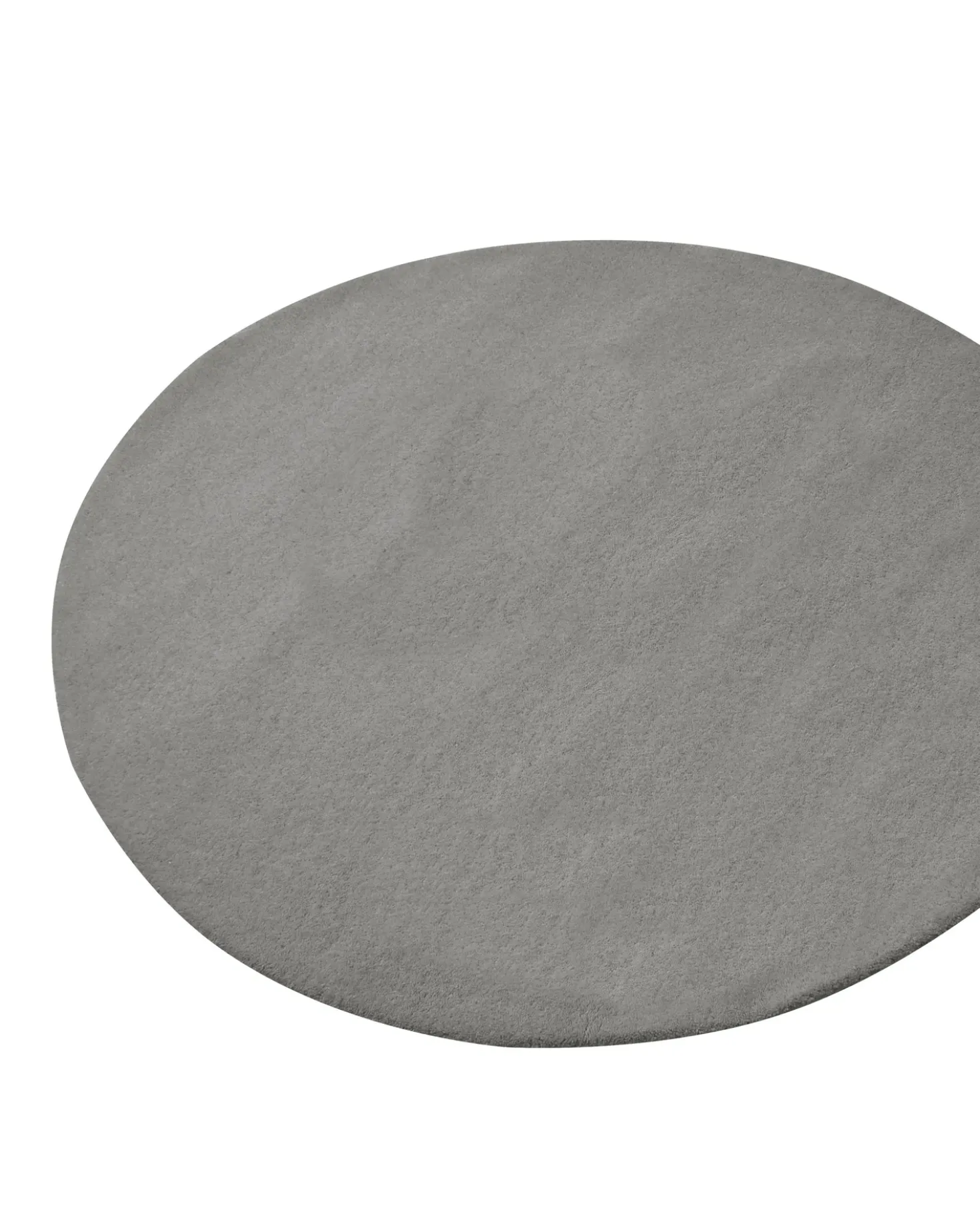 Tappeto VASCO Grigio scuro ø 140 cm Lana