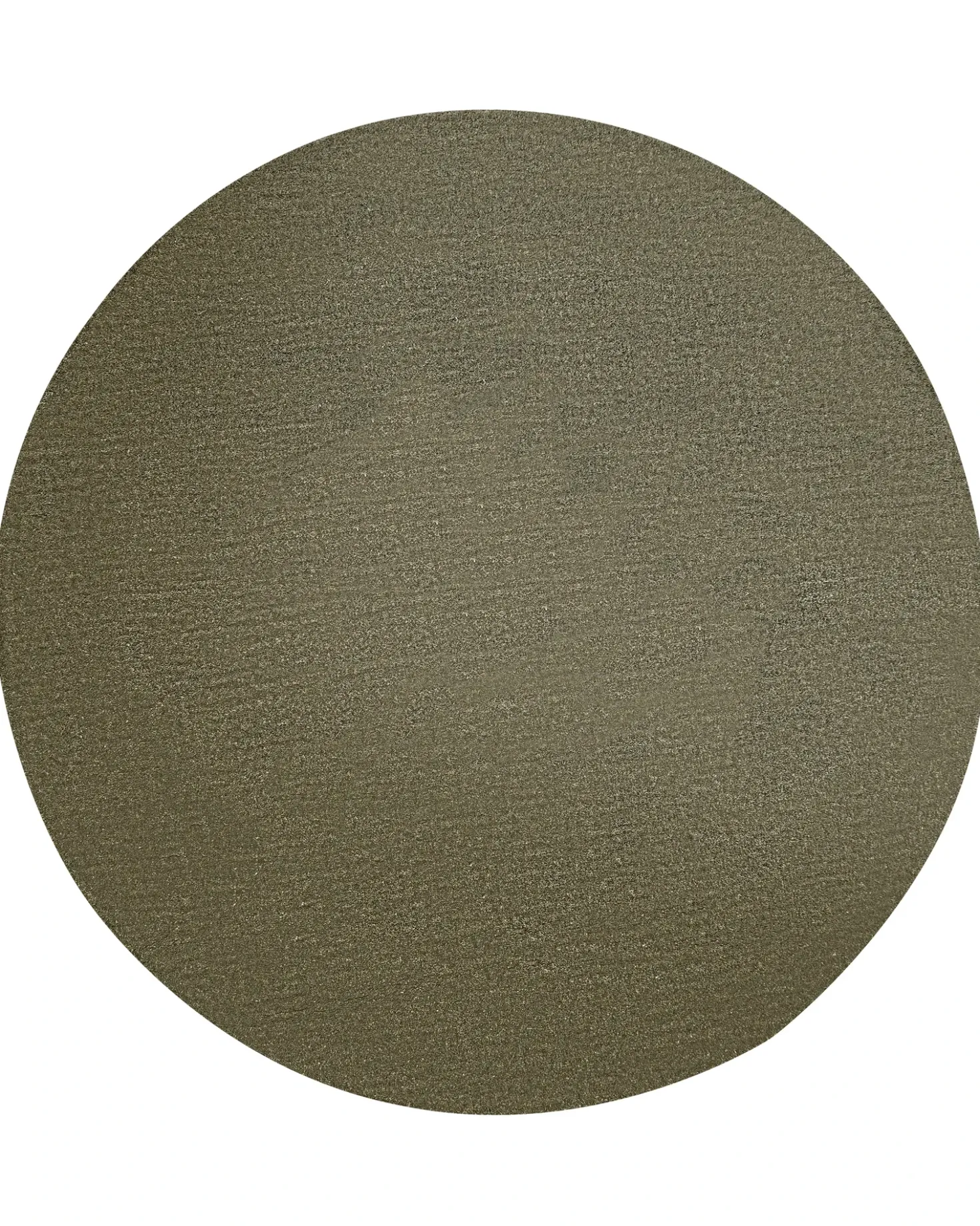 Tappeto VASCO Verde oliva ø 140 cm Lana