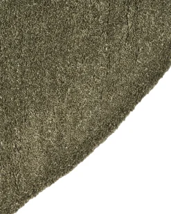 Tappeto VASCO Verde oliva ø 140 cm Lana