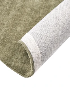 Tappeto VASCO Verde oliva ø 140 cm Lana