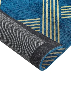 Tappeto VEKSE Blu 160 x 230 cm Viscosa