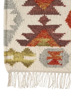 Tappeto VOSKETAP Multicolore 160 x 230 cm Lana Kilim