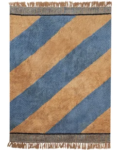 Tappeto XULUF Blu 140 x 200 cm Cotone