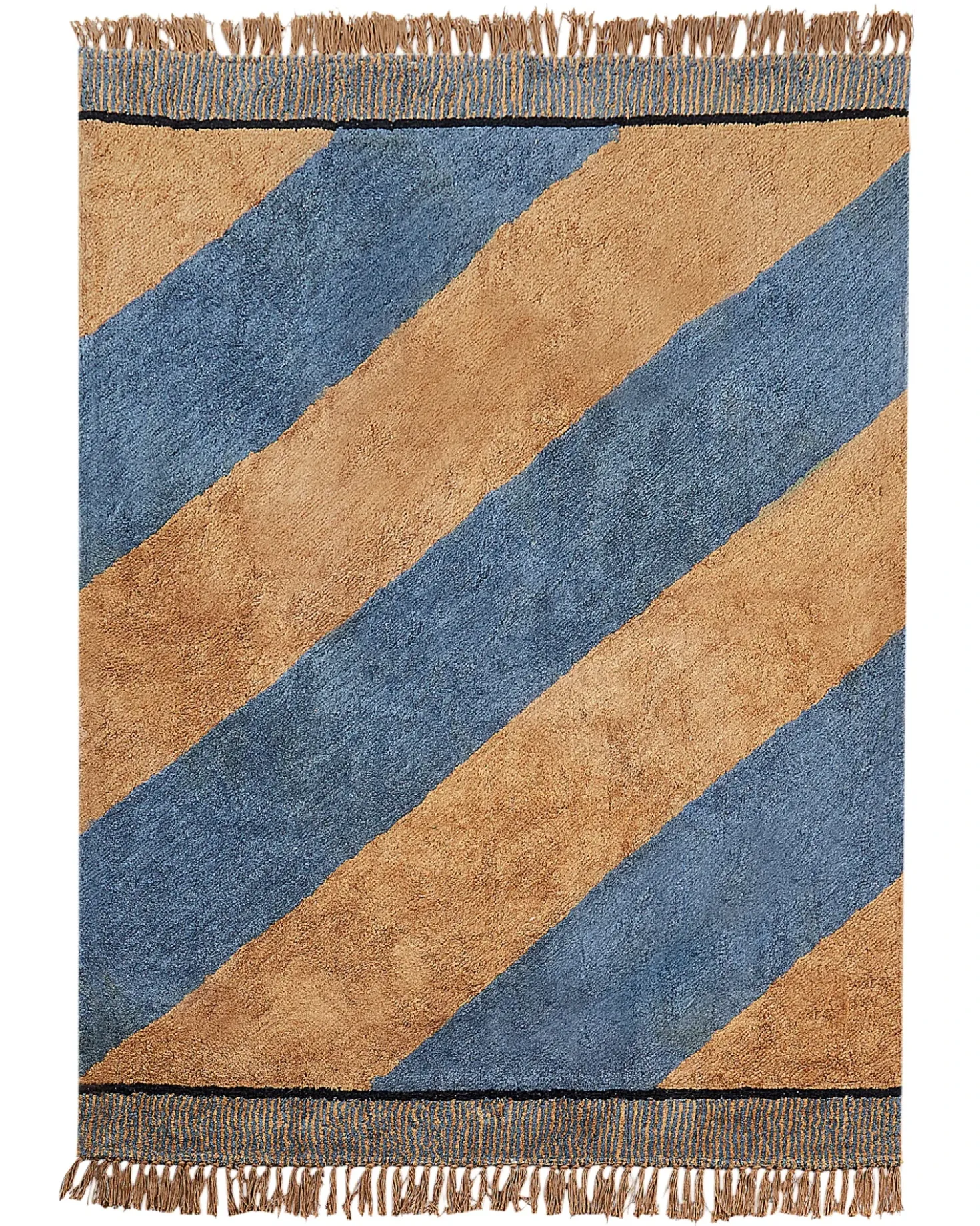 Tappeto XULUF Blu 140 x 200 cm Cotone