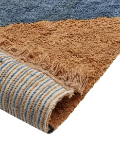 Tappeto XULUF Blu 140 x 200 cm Cotone