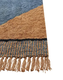 Tappeto XULUF Blu 140 x 200 cm Cotone