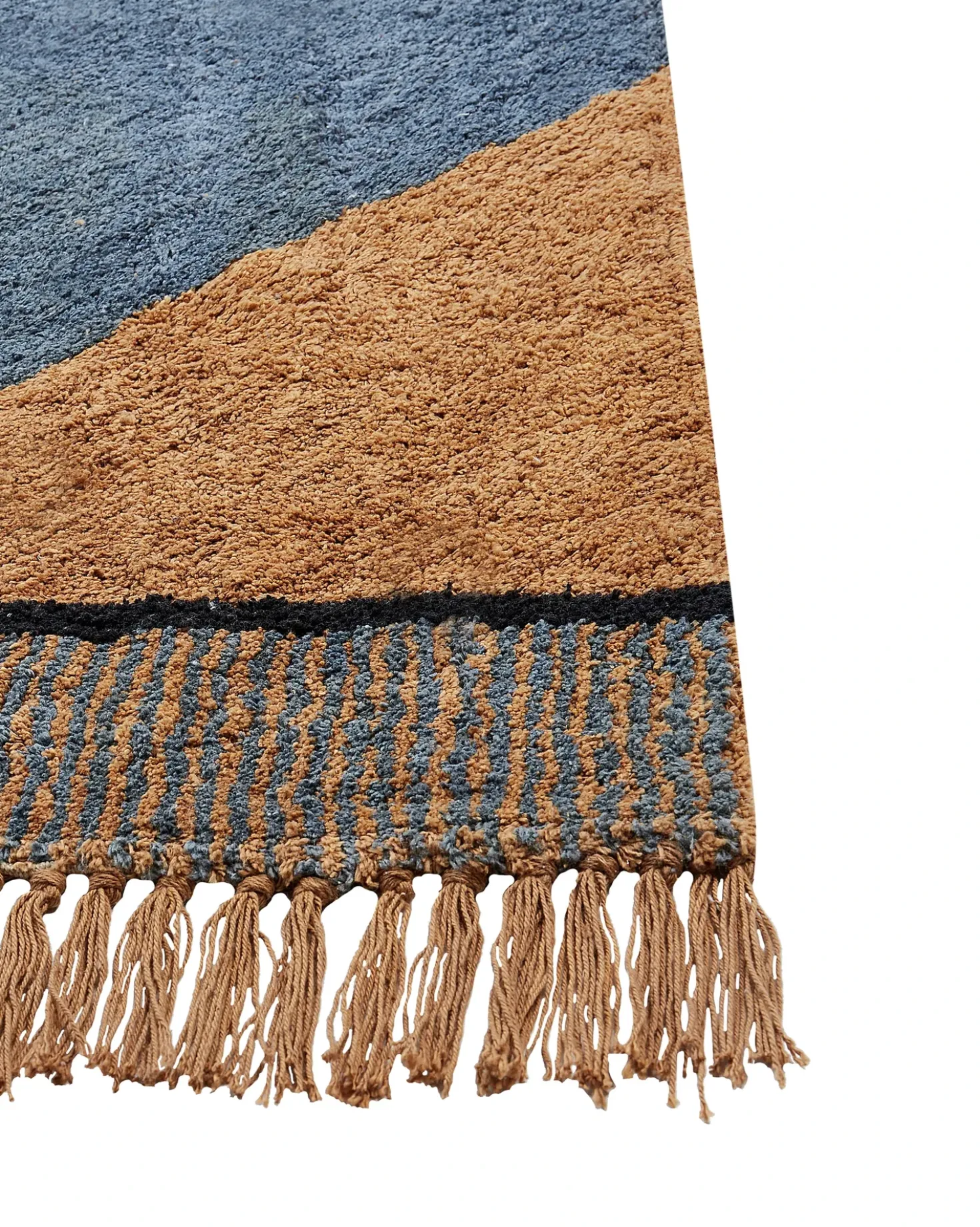 Tappeto XULUF Blu 140 x 200 cm Cotone