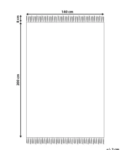 Tappeto XULUF Marrone 140 x 200 cm Cotone