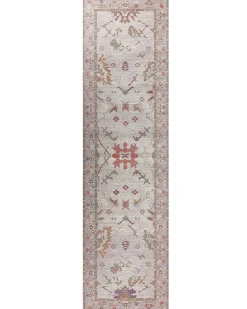 Tappeto YANOBA Beige 80 x 300 cm Cotone