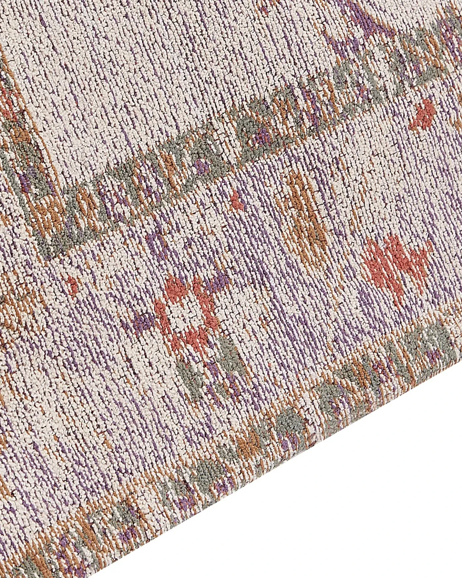 Tappeto YANOBA Beige 80 x 300 cm Cotone
