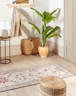 Tappeto YANOBA Beige 80 x 300 cm Cotone