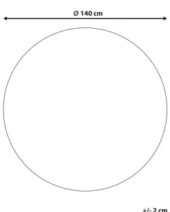 Tappeto YAYALAR Bianco sporco ø 140 cm Iuta