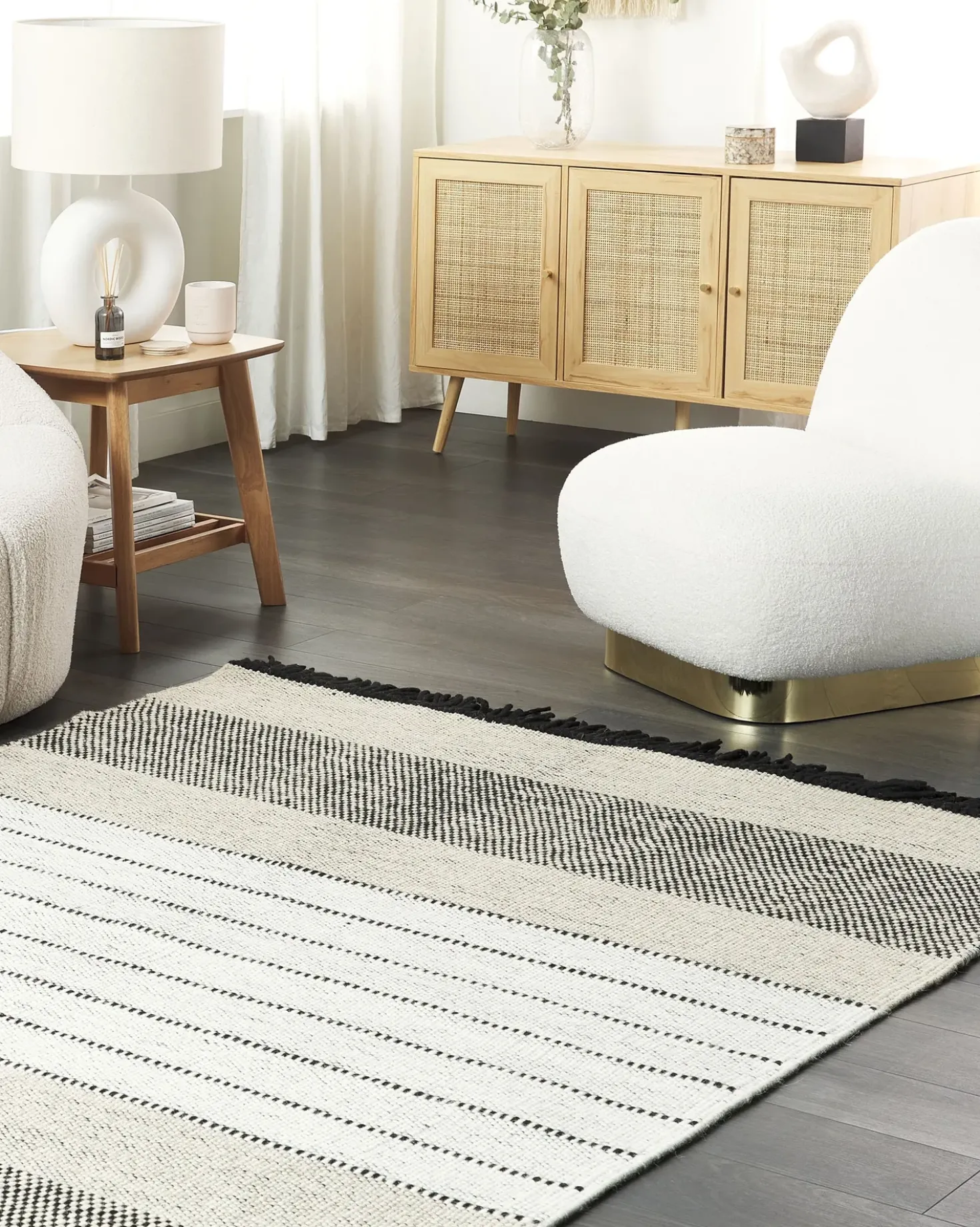 Tappeto YAZLIK Beige 160 x 230 cm Lana