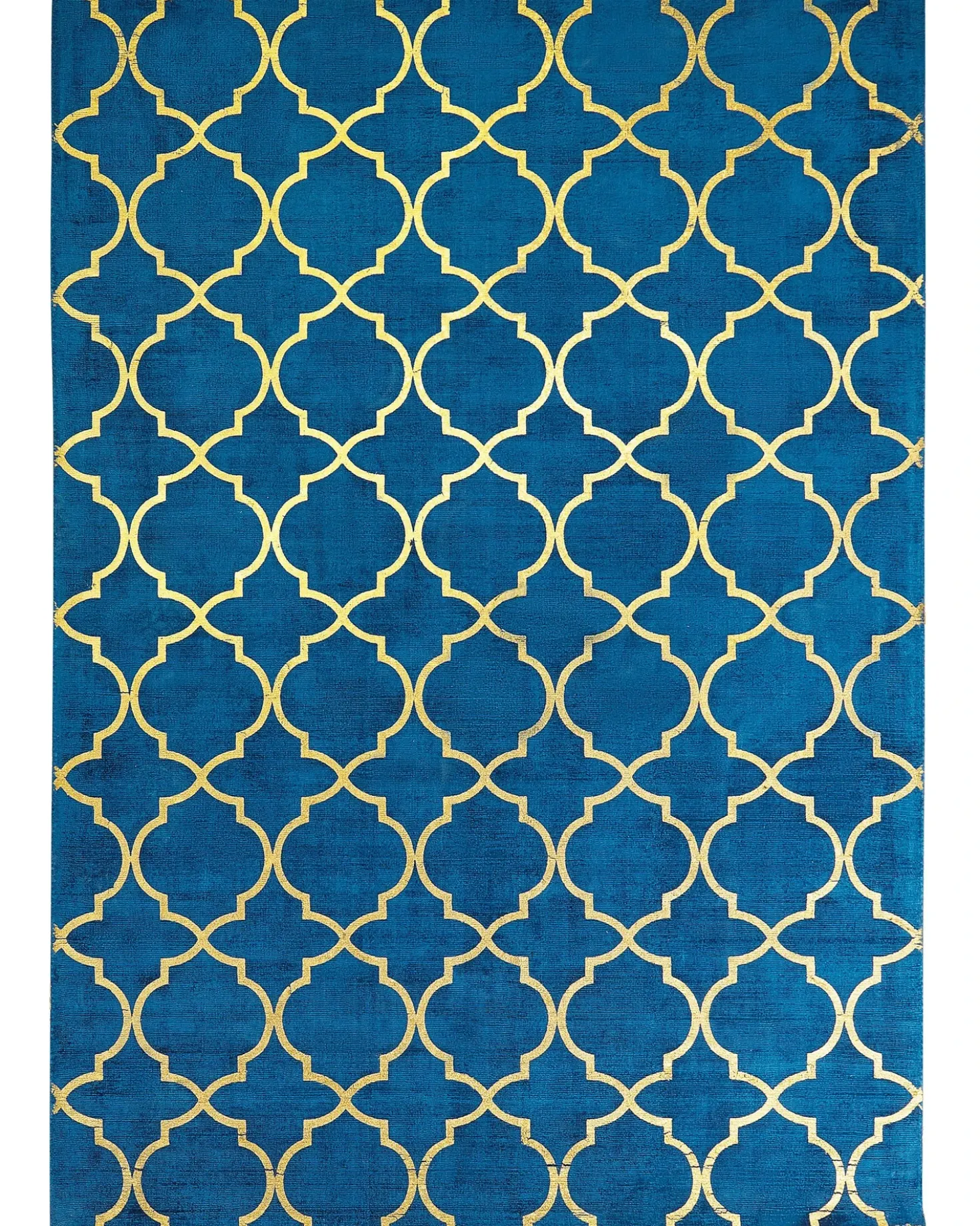 Tappeto YELKI Blu 160 x 230 cm Viscosa
