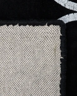 Tappeto YELKI Nero 140 x 200 cm Viscosa