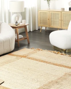 Tappeto YELMEZ Beige 160 x 230 cm Iuta